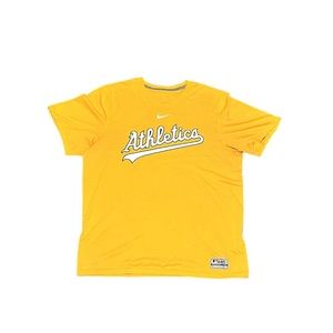 Nike Yellow Oakland Athletics Legend Performance T-Shirt